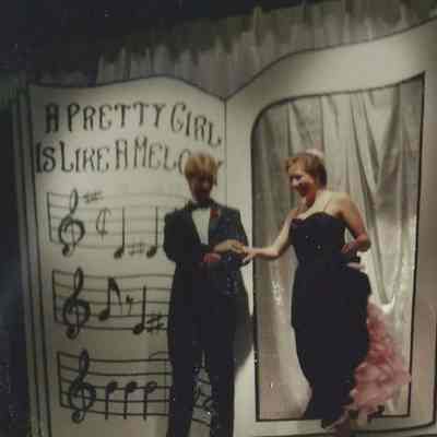 Contestant # 1 Melody Johnson with Timmy Moore.