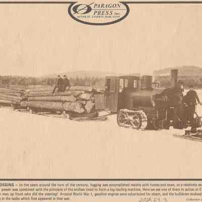 Lombard Log Hauler Newspaper Clipping