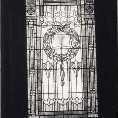 Stained Glass Window at the United Methodist Church