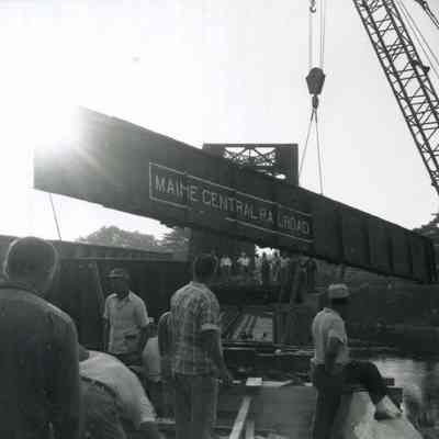 A photo of MCRR Bridge, Mill St. improvements.