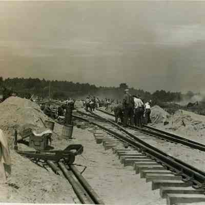 Railroad Spur to the Harding Plant Under Construction