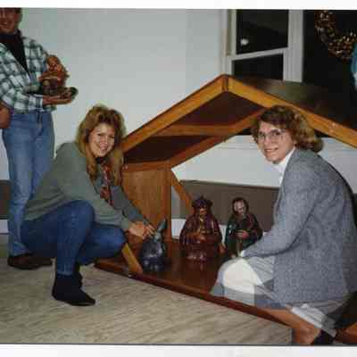 Elaine Sells and Helena Scarponi, 1988.