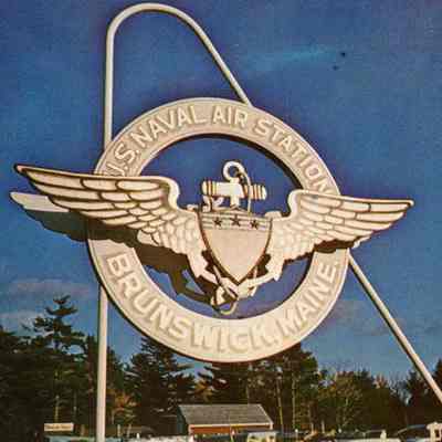 Brunswick Naval Air Station enrance