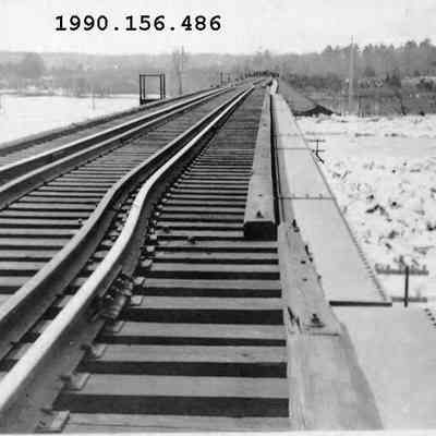Railroad Tracks across the Androscoggin River