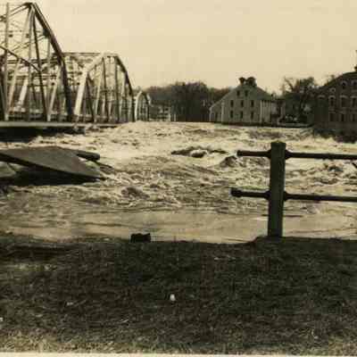 Frank J. Wood Bridge during the 1936 flood