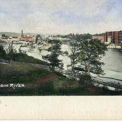 Androscoggin River and the mills