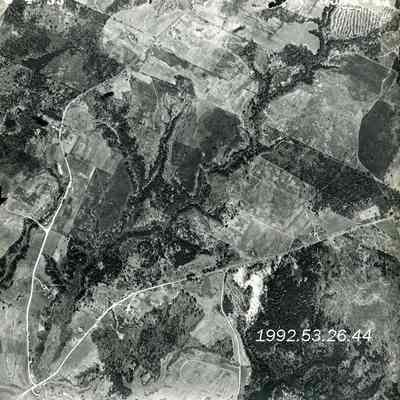 An aerial photo of 5/4/1953