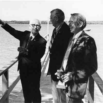 Maj. Gen. Leigh Wade, Richard Leighton, Thomas Riley, Mere Point, 1974