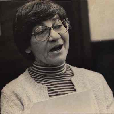 A photo view of Sue Weissman. 3/2/1982.