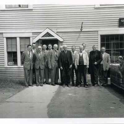 Topsham Men Pose for Photo