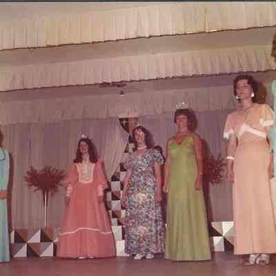 Returning to center stage Debra Jellison (far right)