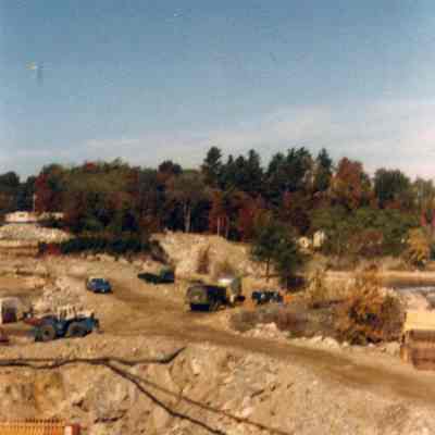 Dam Construction on the Topsham Side