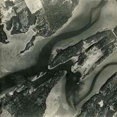 An aerial photo of Brunswick. 5/4/1953.