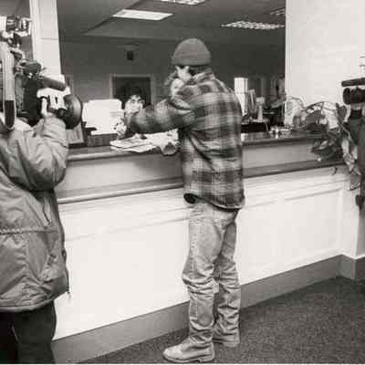 Jim Gilbert, unidentified cameramen