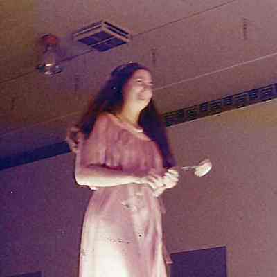 A color photograph of the 1973 Brunswick Teen Queen Althea Kinney Walker.