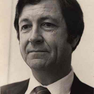 A photo view of Edgar T. Leighton. 4/3/1987.
