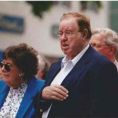 Onlookers Observing the Chamberlain Monument Dedication