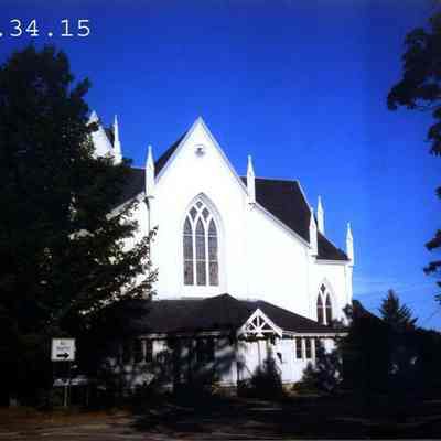 Back view of the First parish Church.