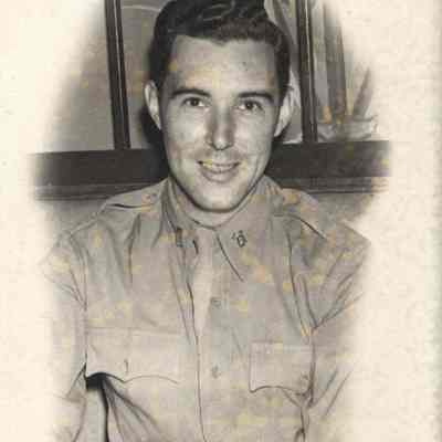 A photo of a soldier.