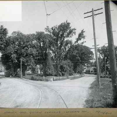 Main Street and Green Street in Topsham