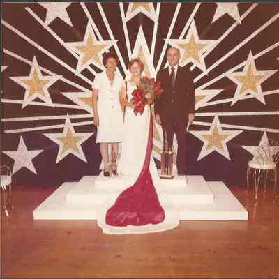 Teen Queen Shannon Crane with her parents Mr. and Mrs. James Crane