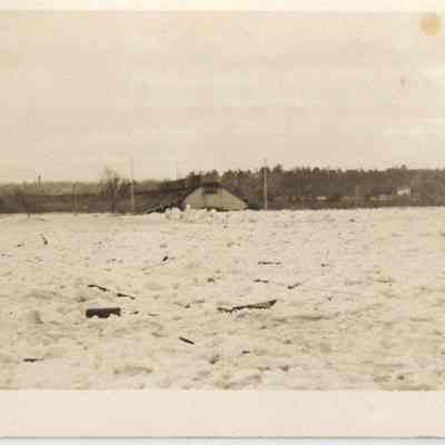 1936 Androscoggin River Flood, MCRR Bridge Destroyed