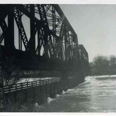 1987 Androscoggin River Flood Black Bridge