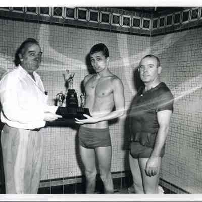 George Crimmins Awards a Trophy