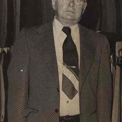 A photo view of Numa J. McDuff. 4/12/1973.