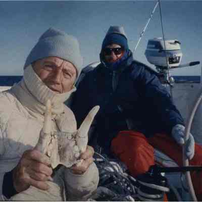 A photo view of Nelson Blackburn and Max Chetcher. 9/20/1991