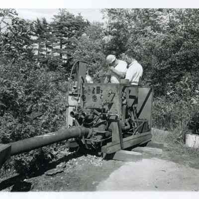Chlorinator Set up At Coffin's Pond