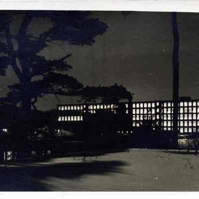Cabot Miill on winter night