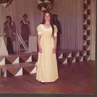 Contestant #7 Phyllis Gaudreau possing in her talent costume.