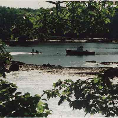 A photo view of a sea scene. 7/29/1987.