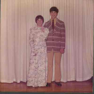 Contestant #8 Edythe Morgan and her escort Robert Cloutier