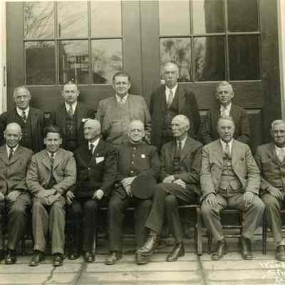 Group of Men at Firehouse