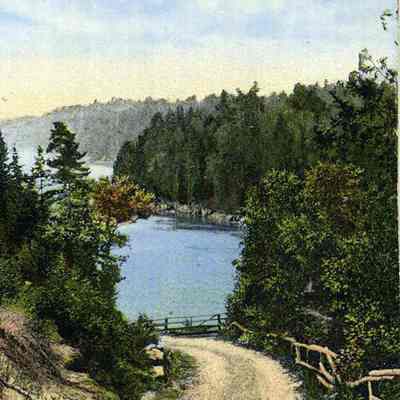 Postcard of Orr's Island Road