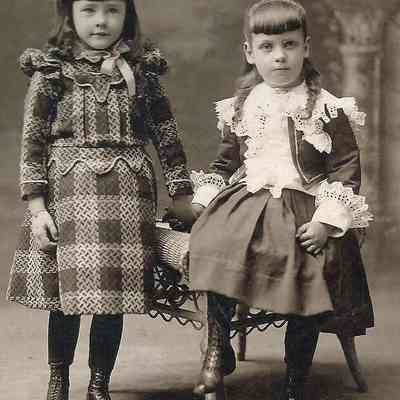 Two Unknown Little Girls