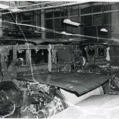 A photo of fire damage to the interior of the Verney Mill.