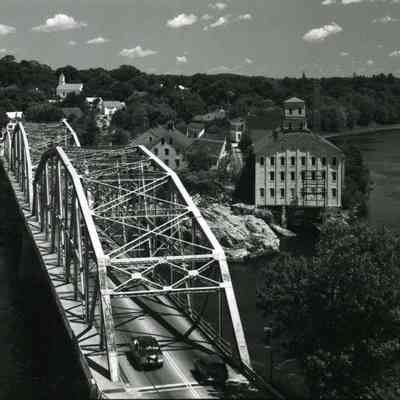 Bowdoin Mill and Frank J. Wood Bridge