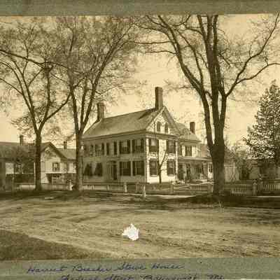 Harriet Beecher Stowe house, c 1900