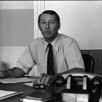 A photo view of David R. Johnston. 6/24/1982.