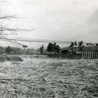 Dam on the Androscoggin River during the 1936 Flood