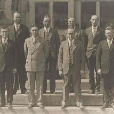 Men at the Town Hall