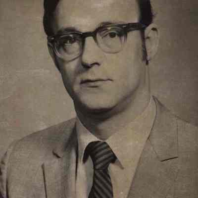 A photo view of Dr. Carl A. Olsson. 4/5/1974