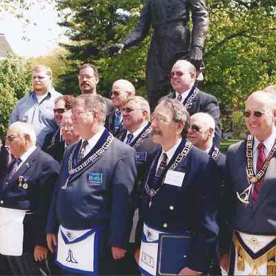 Group at the Chamberlain Statue Dedication
