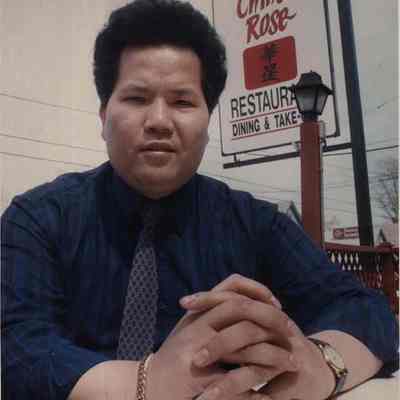 A photo view of the owner (?) of China Rose restaurant. 5/21/1992