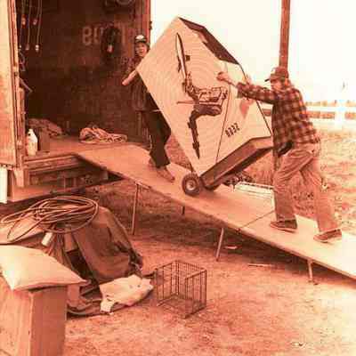 A photo view of Topsham Fair closing up. 10/16/1977.