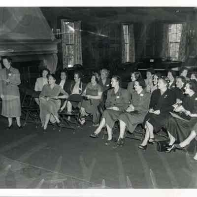 Group of Cancer Society ladies at Moulton Union