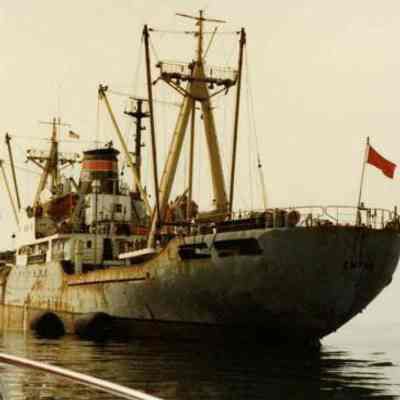 Russian Ship off the Coast of Harpswell